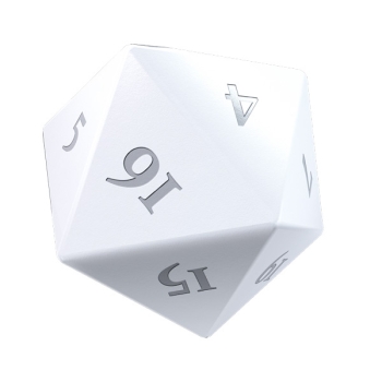 ultra-pro-vivid-heavy-metal-dice-2x-d20-white